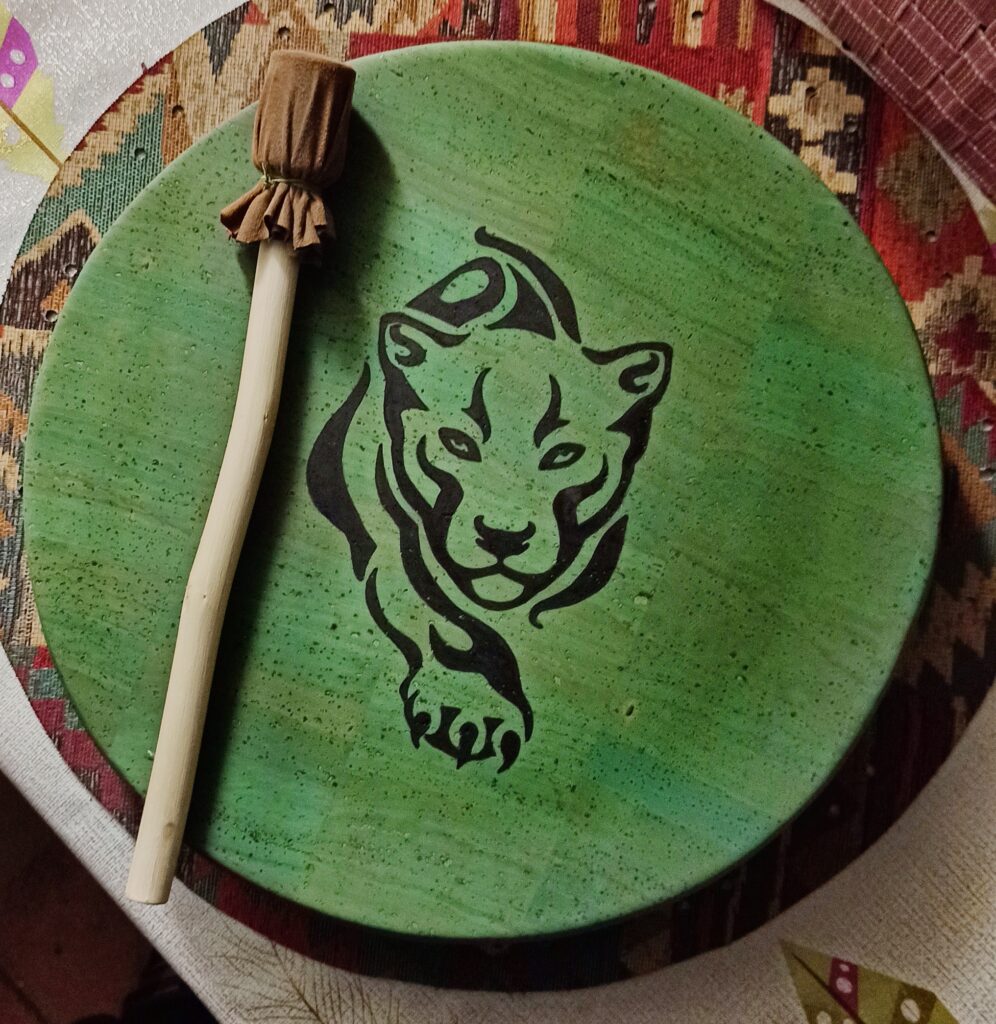 Tambor chamánico vegano Yiru