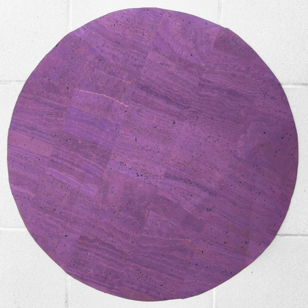 Tambor chamánico vegano VIOLETA LILA