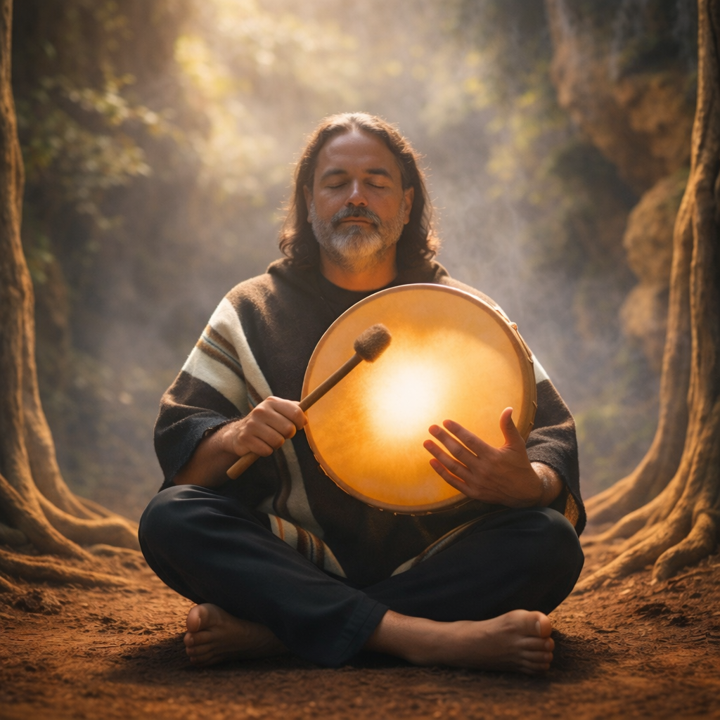 Yiru tambor chamánico iniciación